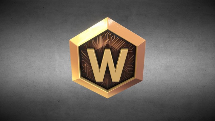 Wasted Lands Coin 3D Model