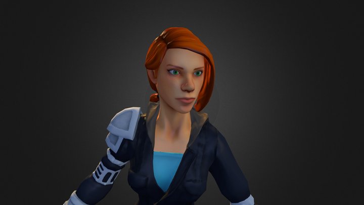 Biker Thief 3D Model