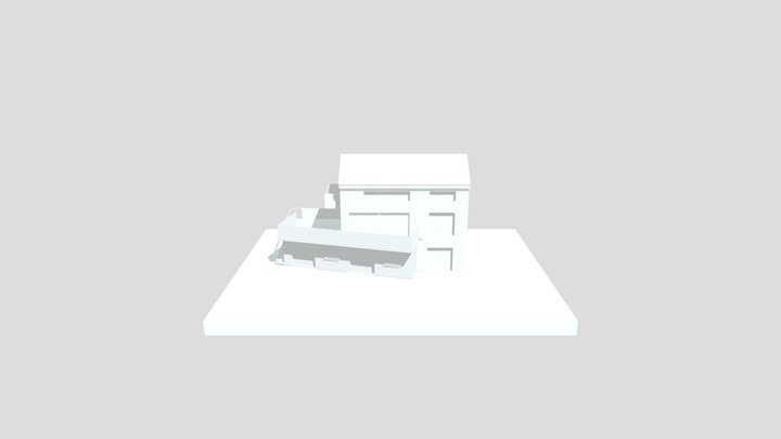 Draft House Type TRIAL FOR SKETCHFAB 3D Model