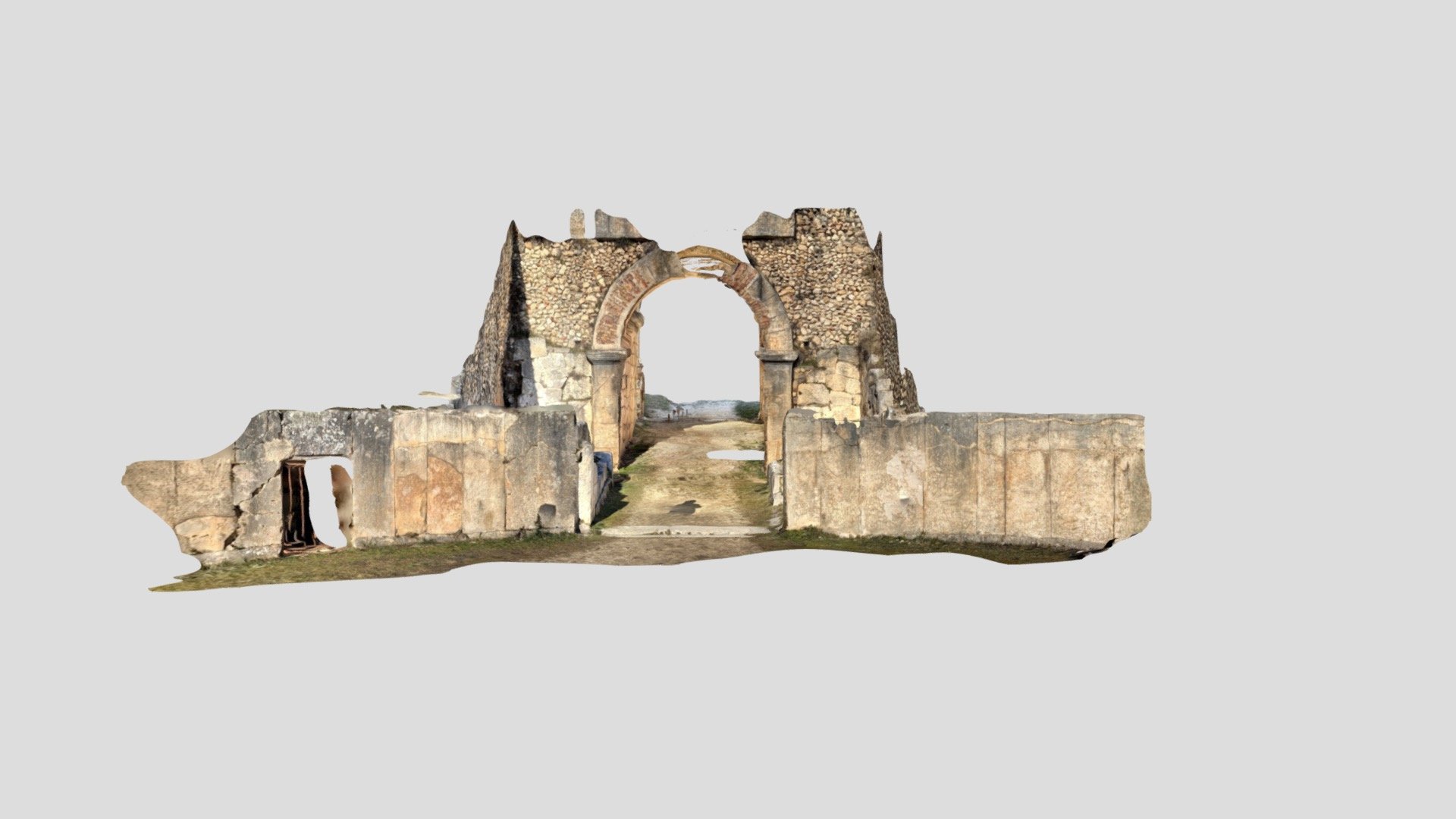 220125 Alba Fucens, Amphitheater entrance