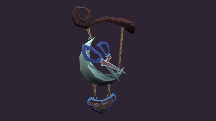 HearthSign - Night Elf Tailor's 3D Model