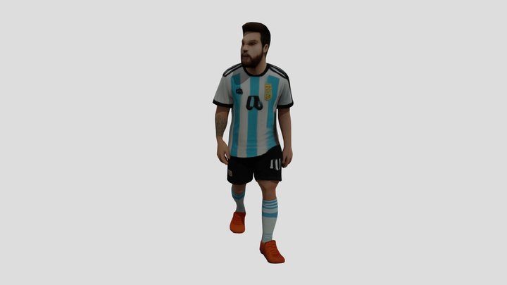 Lionel Messi 3D model 3D Model