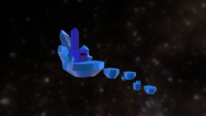 crystal throne 3D Model