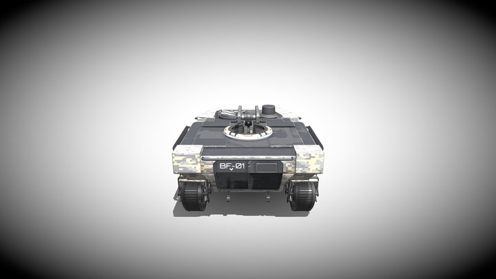 Bullfrog AFV - Eden Star 3D Model