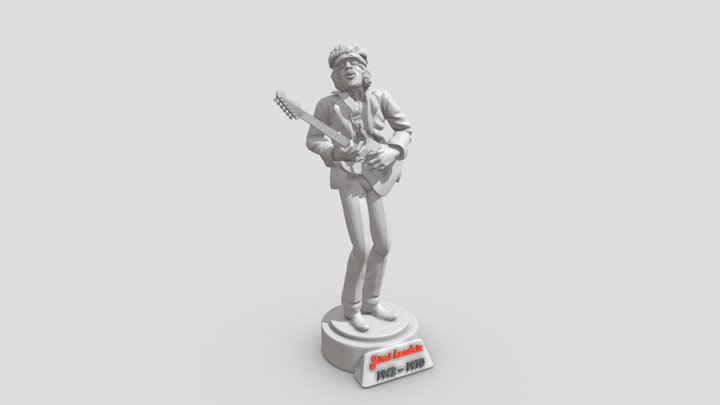 Jimi Hendrix - 3DPrinting 3D Model