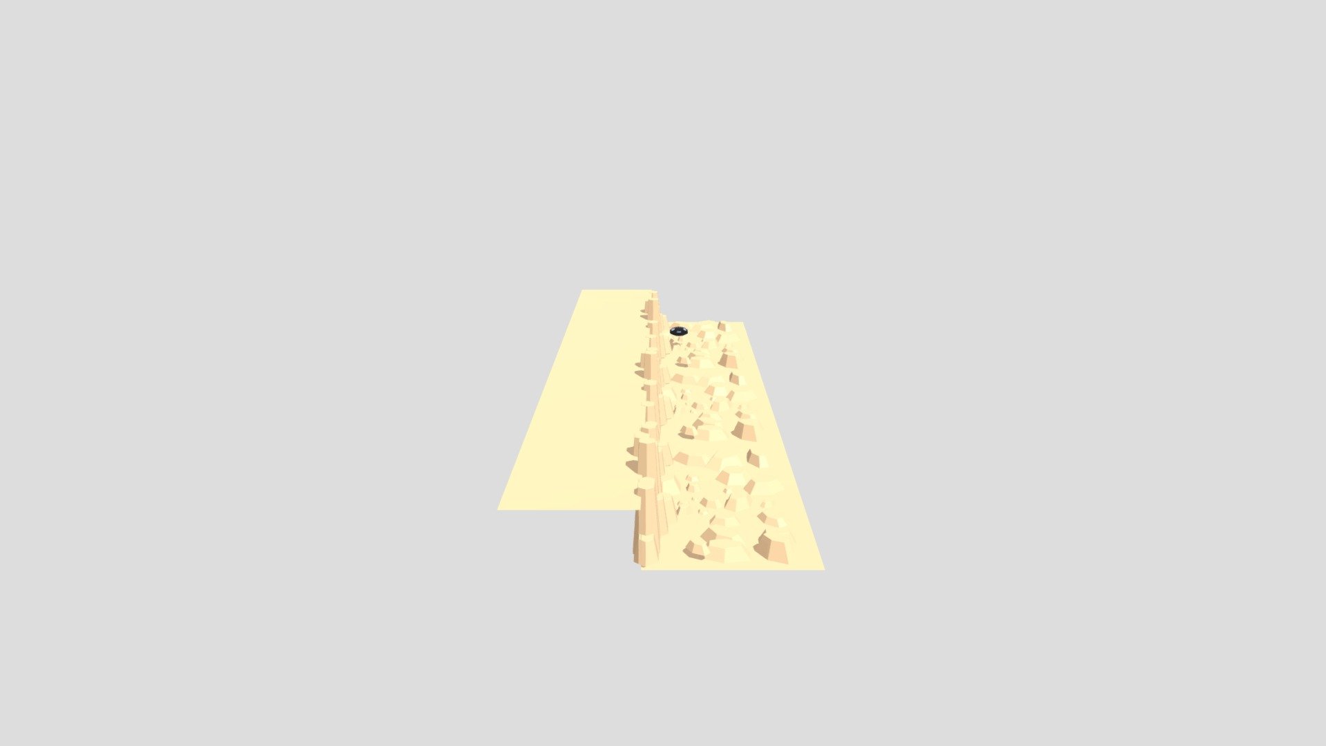 space ship, low polu model
