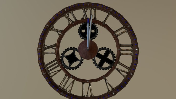 Clock 3D Model