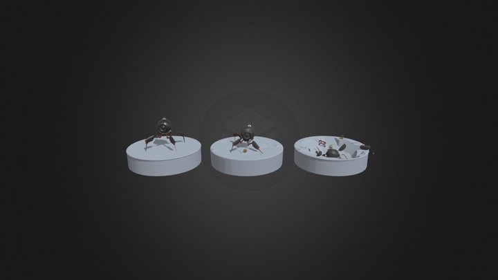XYZ HW Detailing Damage | Robot 3D Model