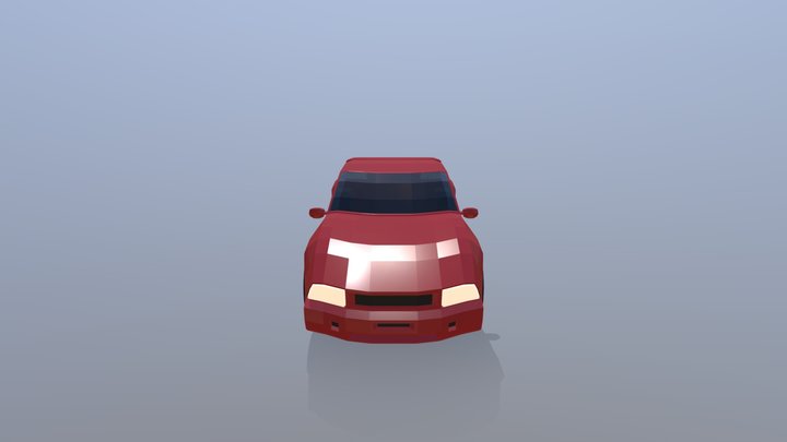 Low poly car sketchfab 3D Model