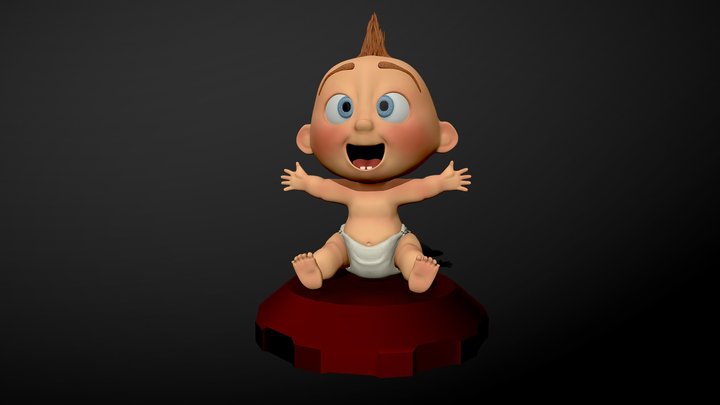 Jack-Jack Parr, The incredibles. 3D Model