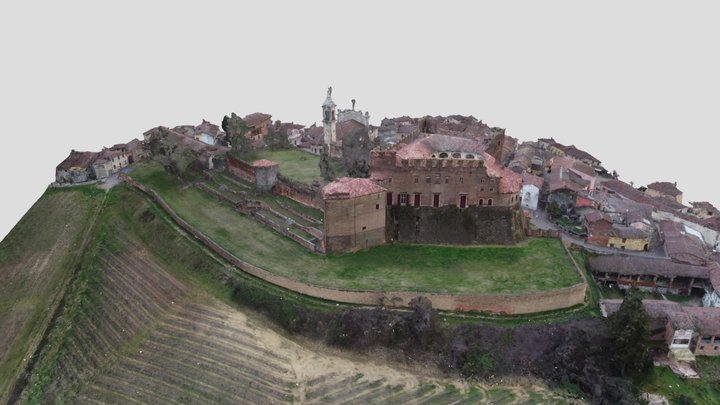 Montemagno Castle 3D Model