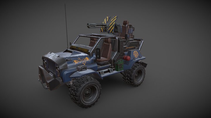 Jeep Game 3D Model