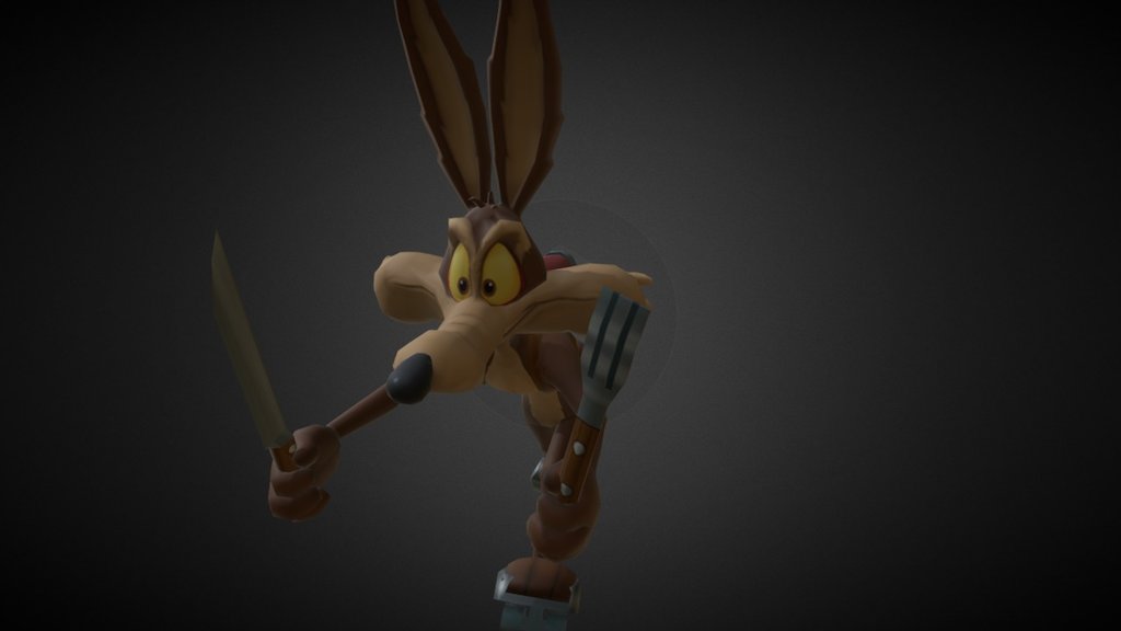 Coyote 3d Model By Zimster [0fbe6a4] Sketchfab