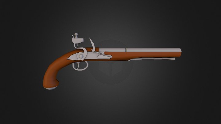 Pirate Gun 3D Model