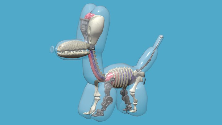 Fan Art: Balloon Dog 3D Model
