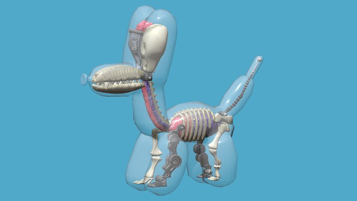 Fan Art: Balloon Dog 3D Model