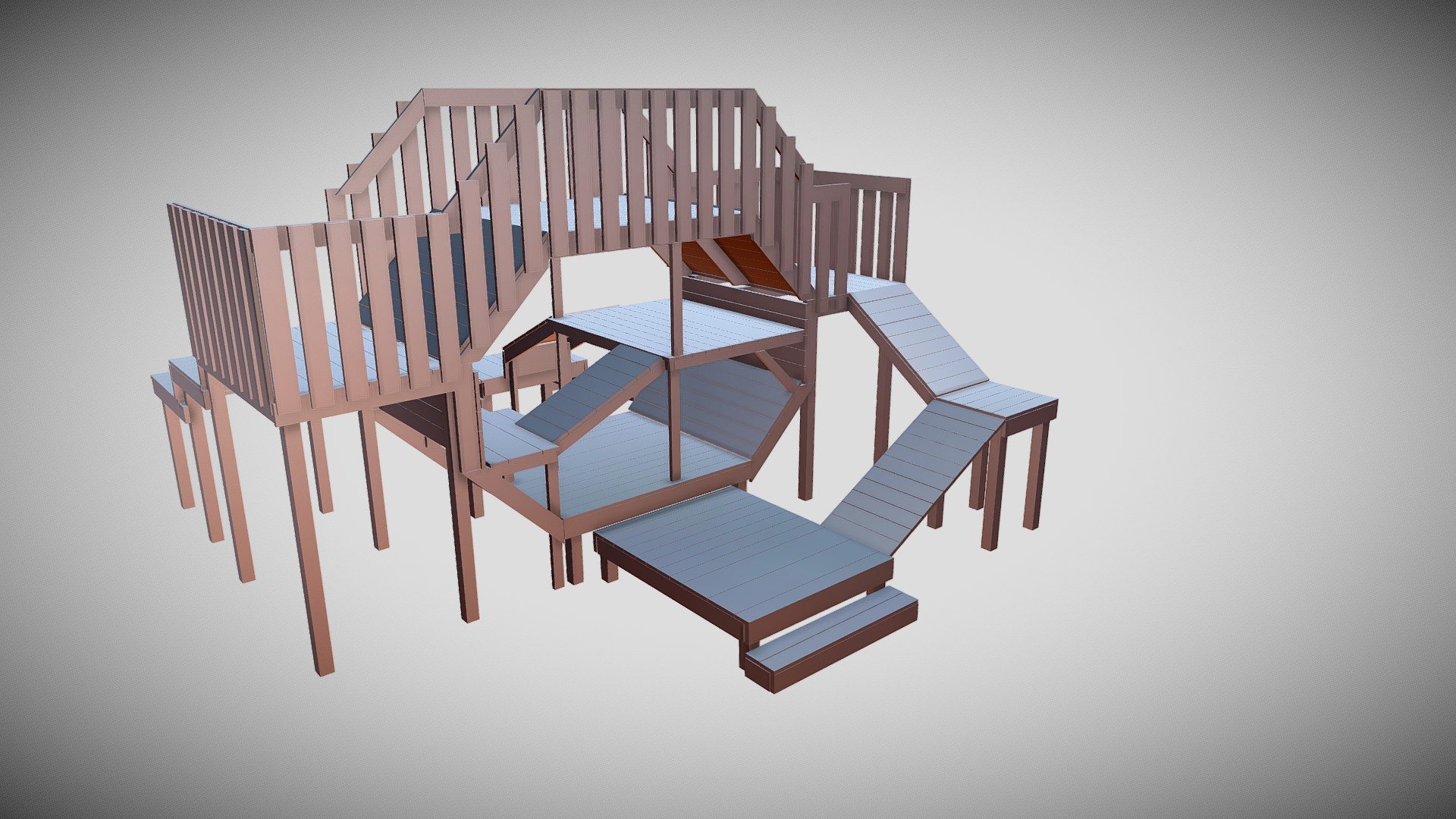 Goat_Playgraound2 - 3D model by y3design4u [0fbf480] - Sketchfab