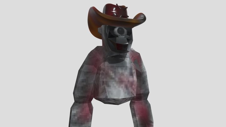 ORIGINAL ROWDY MODEL (SHOULD BE RIGGED) 3D Model