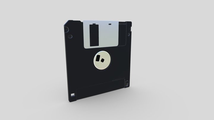 Floppy Disk 3D Model