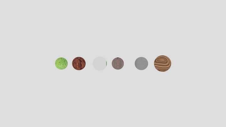 Procedural Textures 3D Model