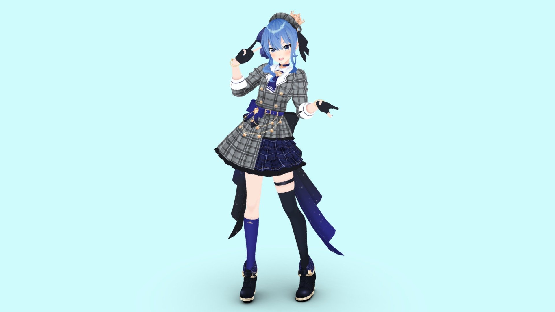 ホロライブ】星街すいせい / 【hololive】Suisei Hoshimachi - 3D model by kumo (@kumo510)  [0fc0e18]