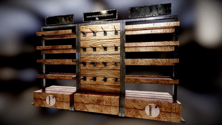 Lineal para frutería V2.0 - RETAIL FIXTURE – Kostenloses 3D-Modell STL