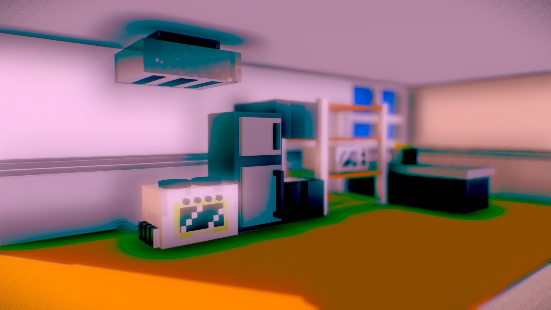 Full Kitchen - Download Free 3D model by Voxel Creeper (@badasscreeper ...