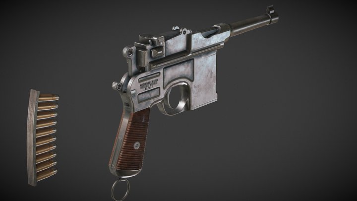 Mauser C96 3D Model