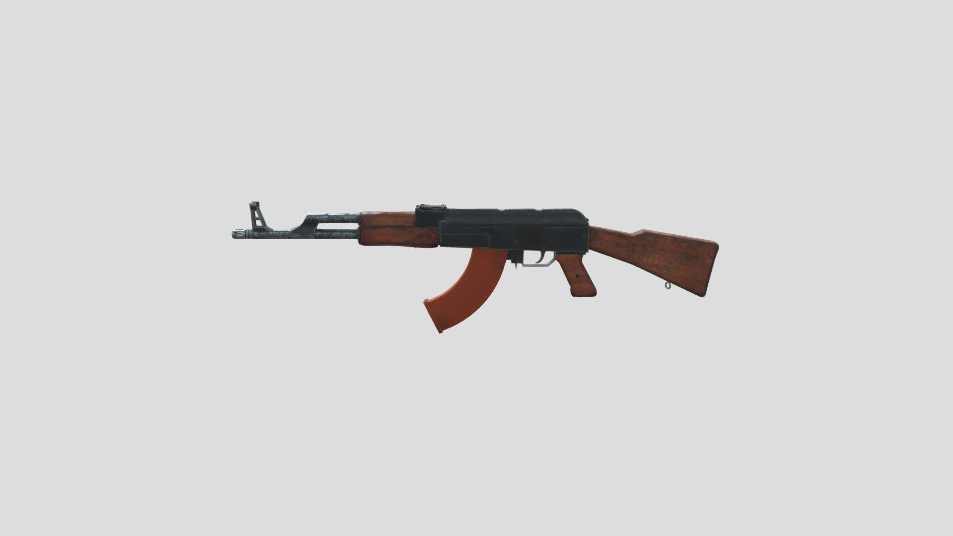 Assault Rifle - 3D model by TrojanIIV [0fc3865] - Sketchfab