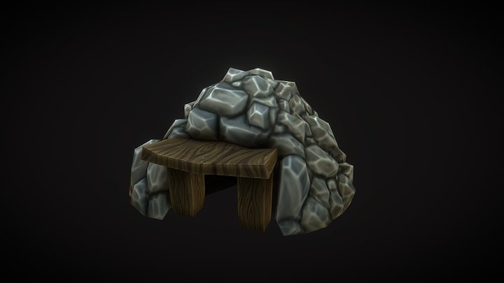 Mine Entrance 3D Model