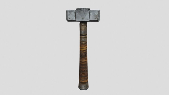 Hammer (Game-Ready Props) – Kostenloses 3D-Modell STL