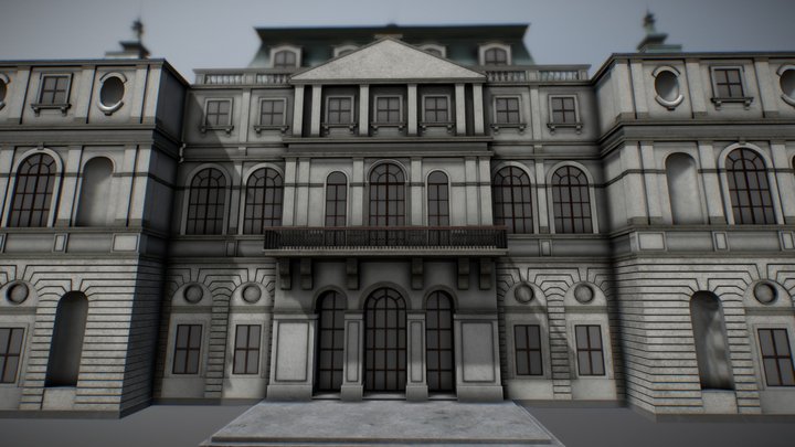 Bruhl's_Palace 3D Model
