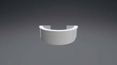 LAV52L Reception Desk 3D Model