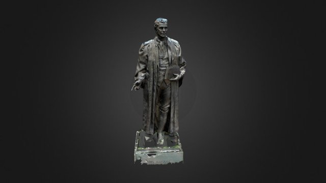 John Marshall Statue 3D Model