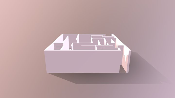 Magic virtual reality maze 3D Model