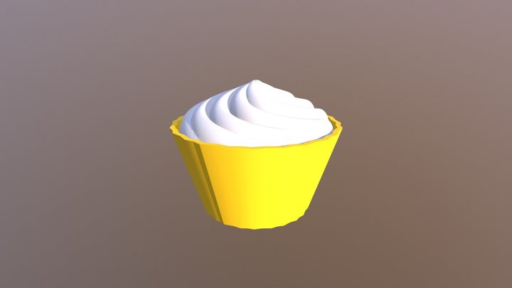 Actual Cupcake 3D Model