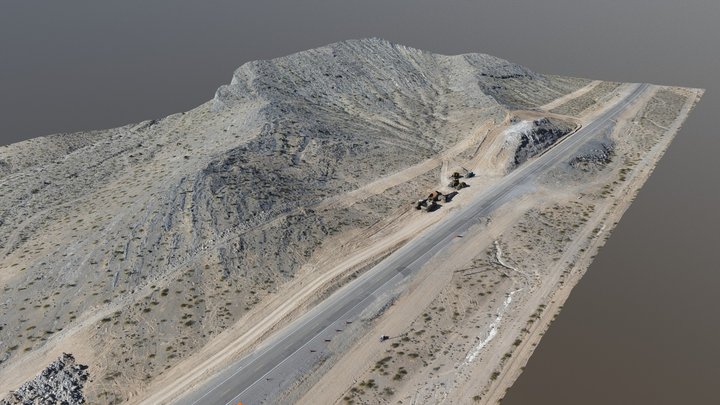 US93 Blasting Zone 3D Model