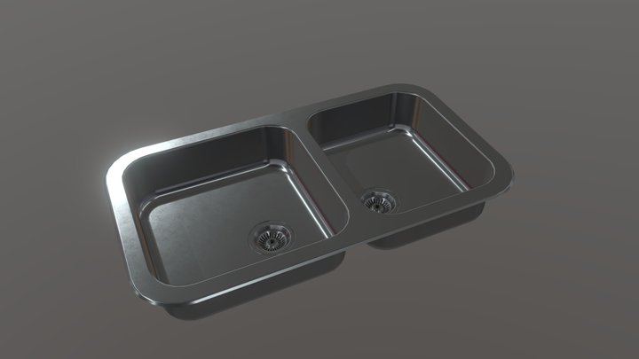 Double_Sink 3D Model