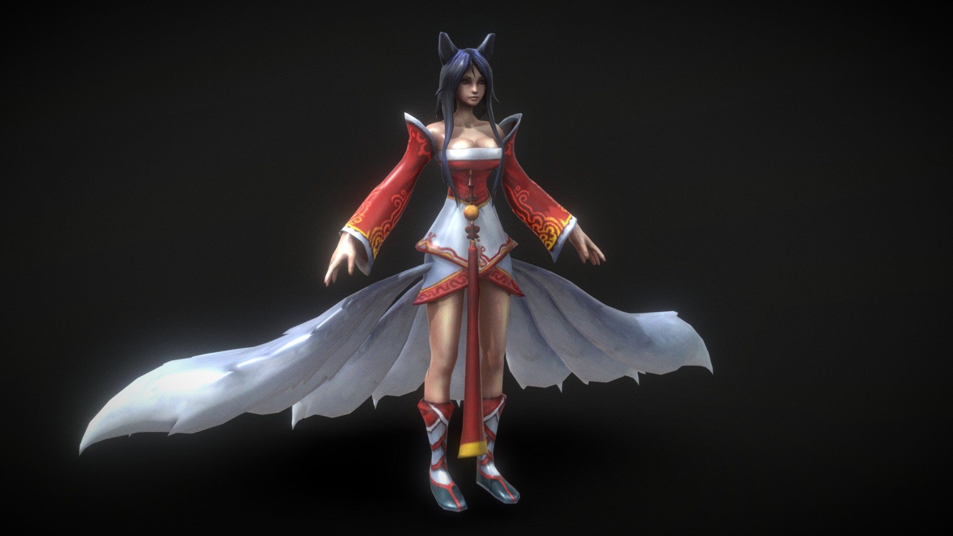 Ahri League Of Legends Download Free 3d Model By Kari Keetos349 0fc7ddc Sketchfab 