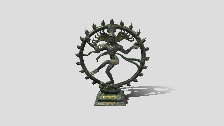 ZEM386_ Black_ Green_ Gold 3D Model