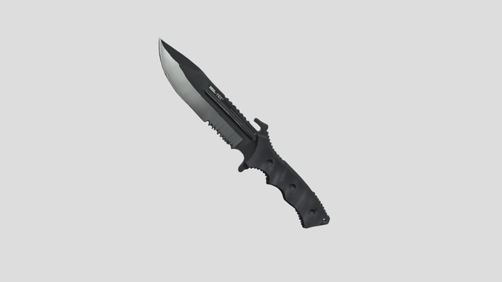 Mil-Tec tactical knife 3D Model