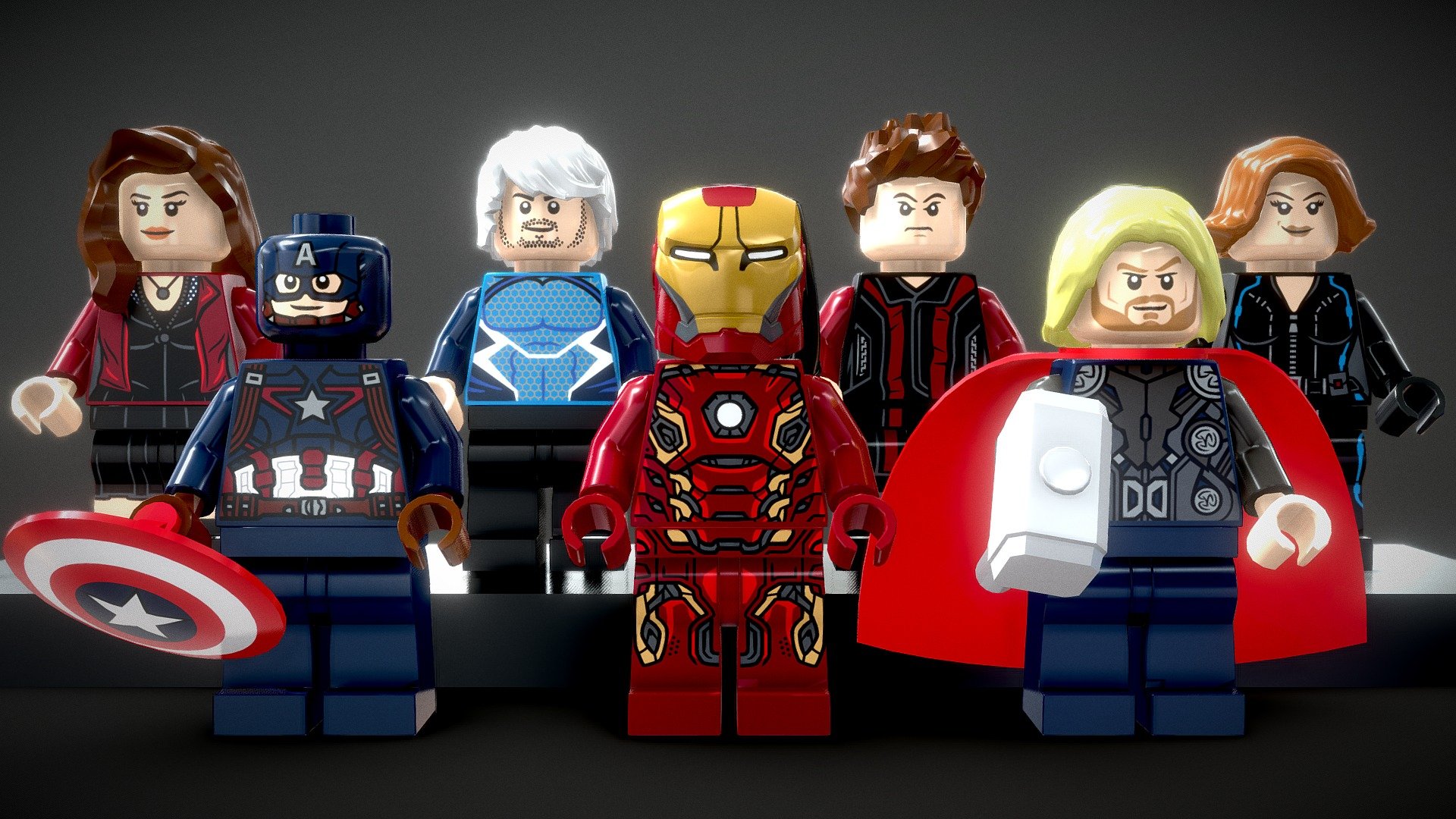 LEGO - Age Of Ultron Pack - Buy Royalty Free 3D model by Vincent Yanez ...