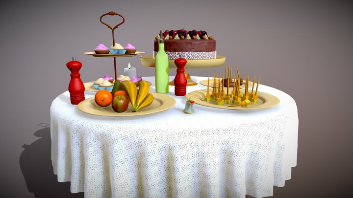 Last years party 3D Model