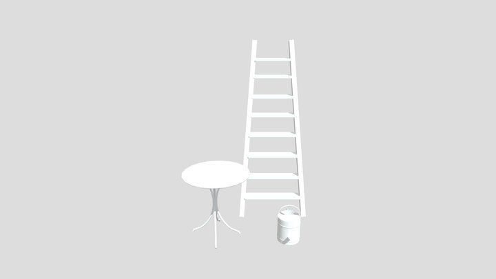 Grandma's House - 3 Simple Props 3D Model