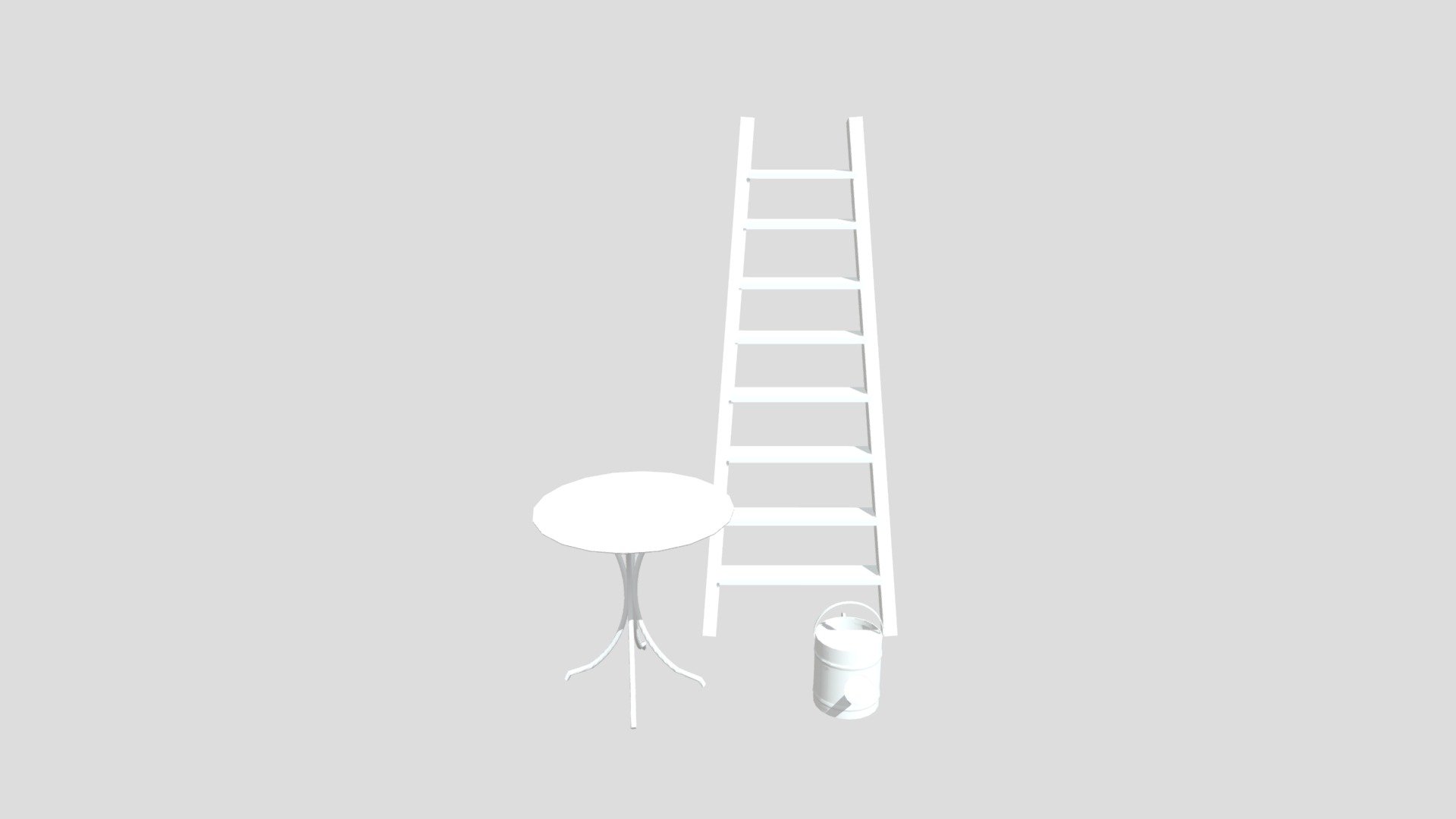 Grandma's House 3 Simple Props Download Free 3D model by