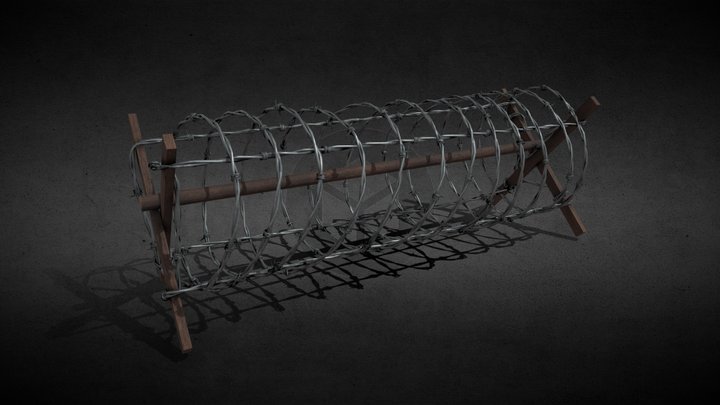 Barbed Wire 3D Model