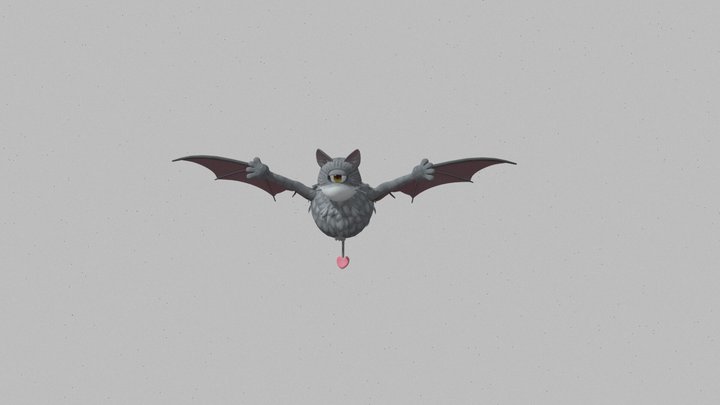bat cat 3D Model
