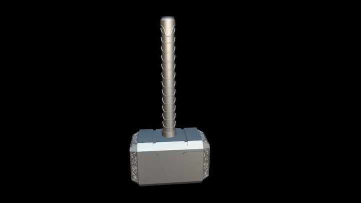 Thors Hammer 3D Model