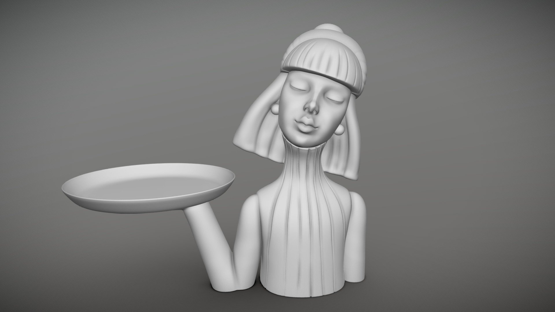 Ladies Decor Tray - Buy Royalty Free 3D model by yogi_sandhi [0fcb98f ...