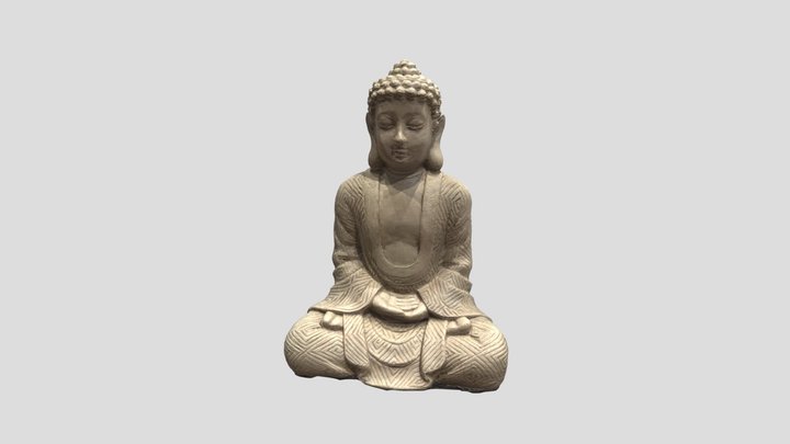 Buddhist Statue 3D Model